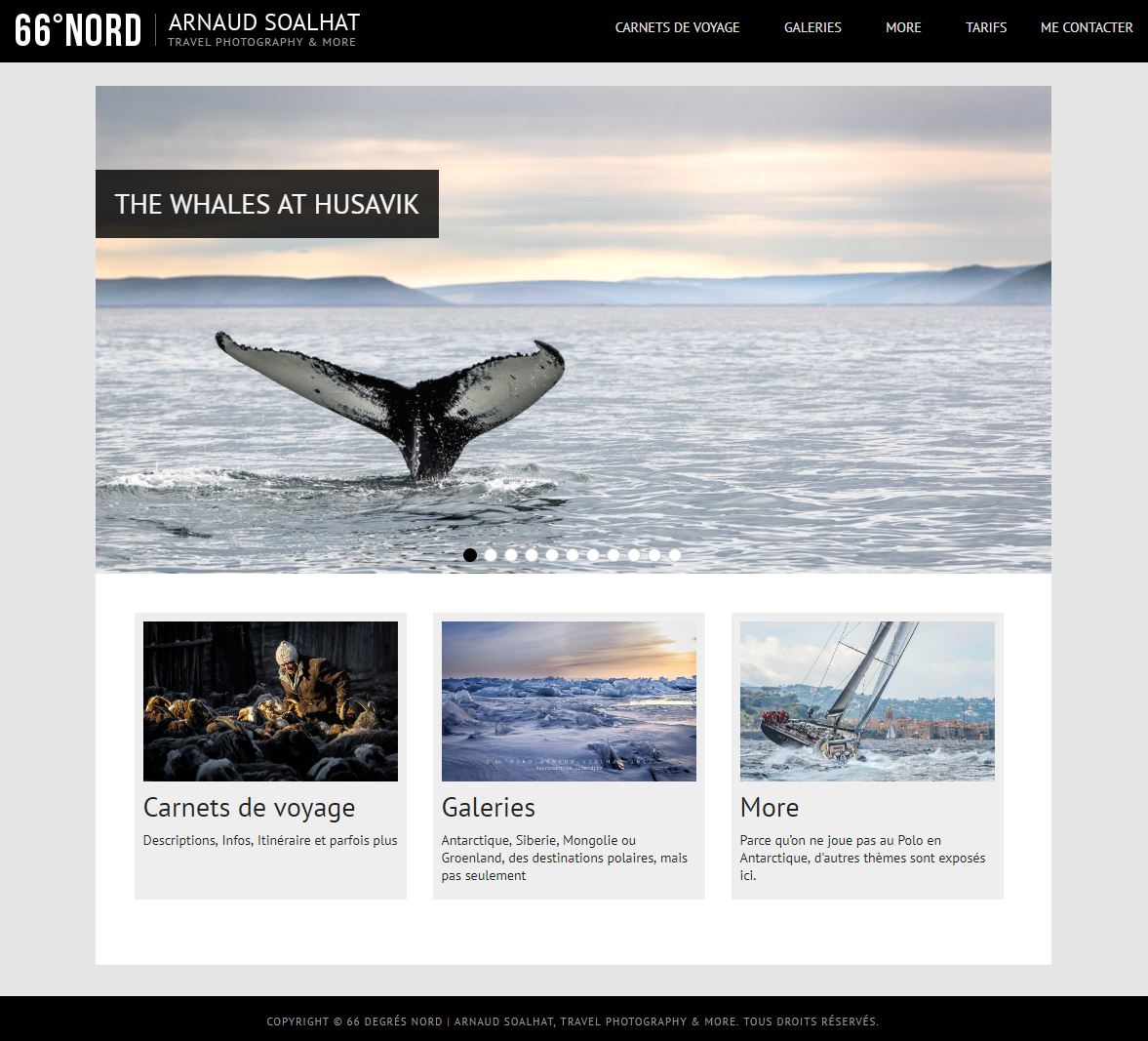 Queue d'une baleine à bosse dans l'océan