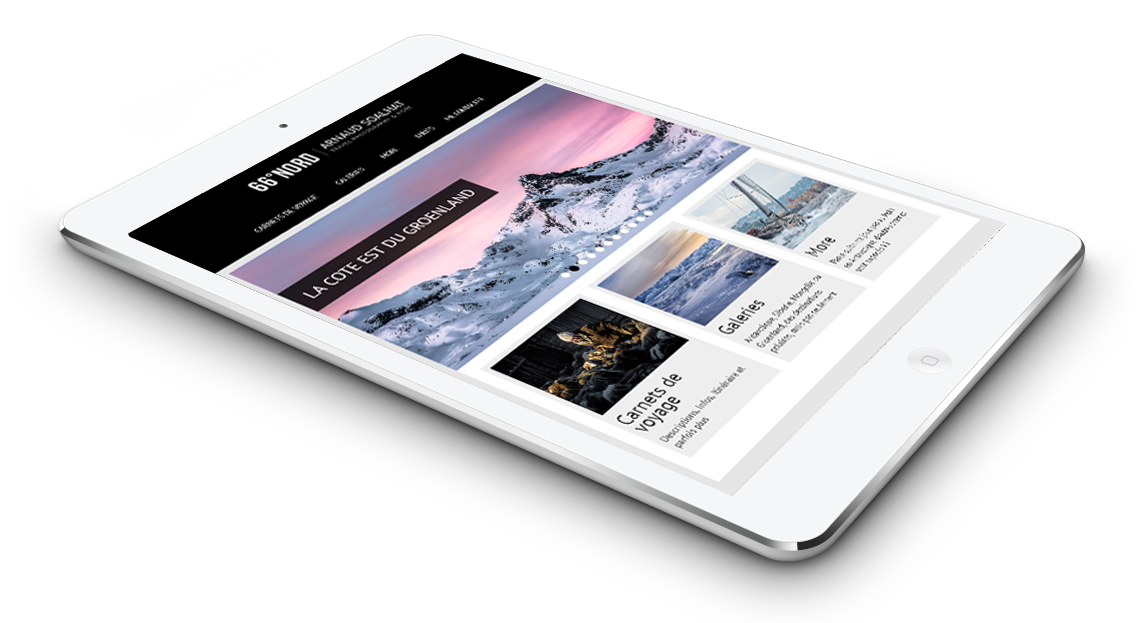 Tablette affichant une interface numérique.