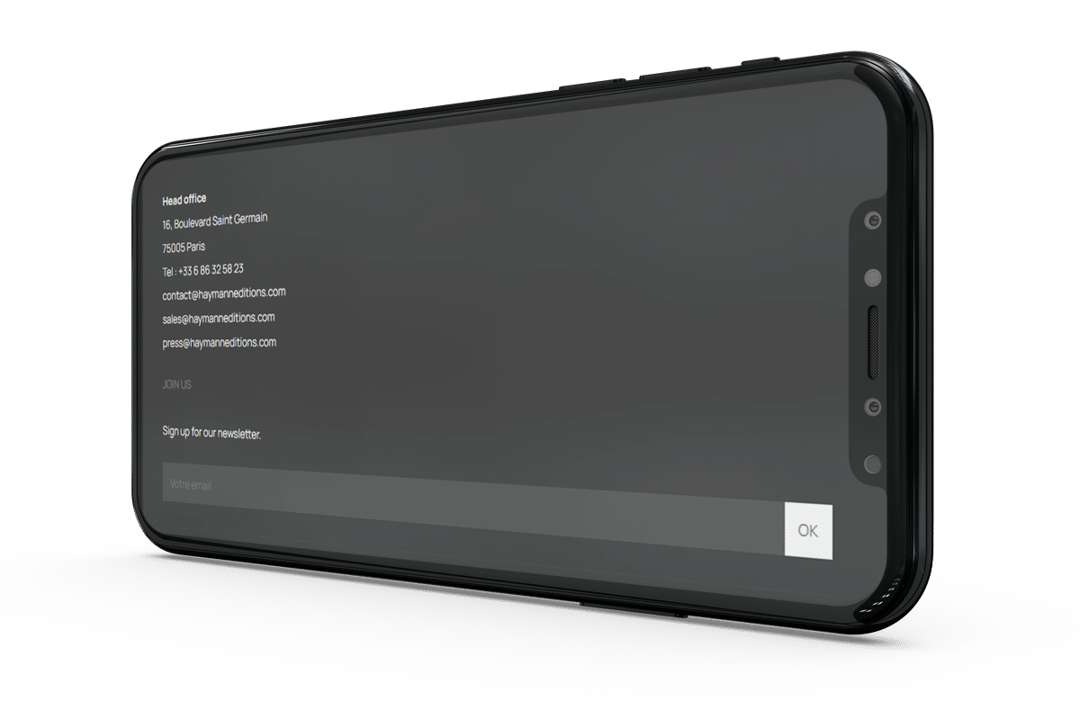 Image d'un smartphone noir