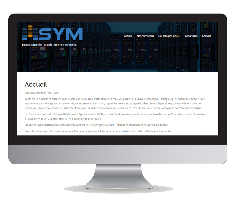 Écran d'ordinateur montrant une page web.