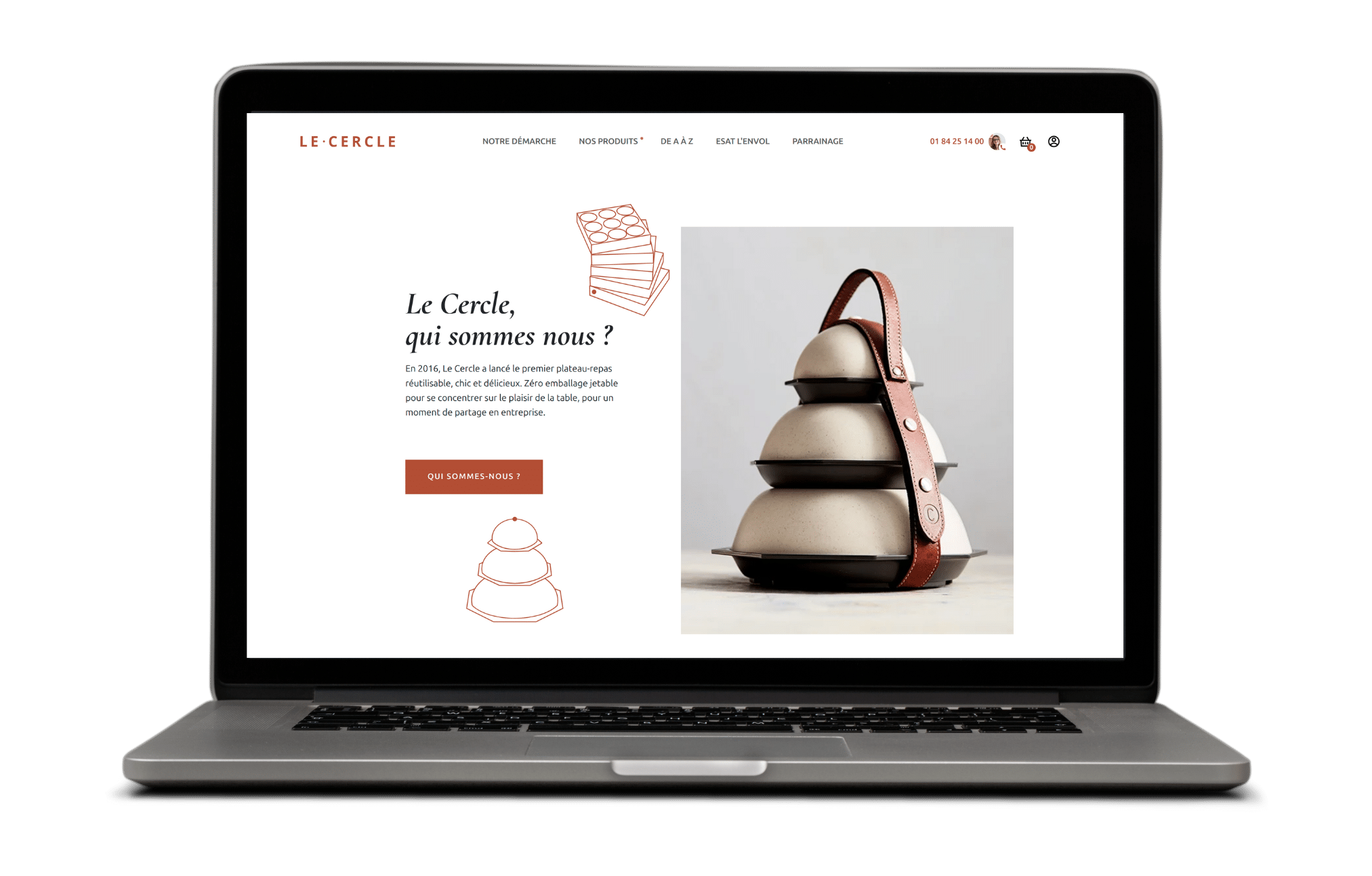 mockup laptop le cercle.fr